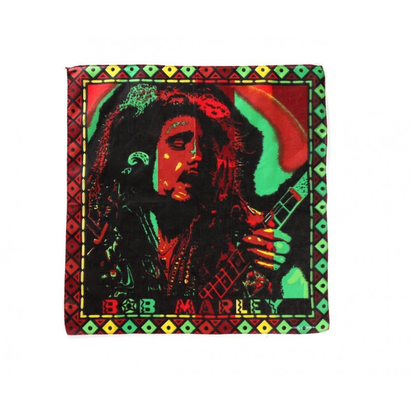 Bob Marley Portrait Bandana Head Scarf (BMB1)